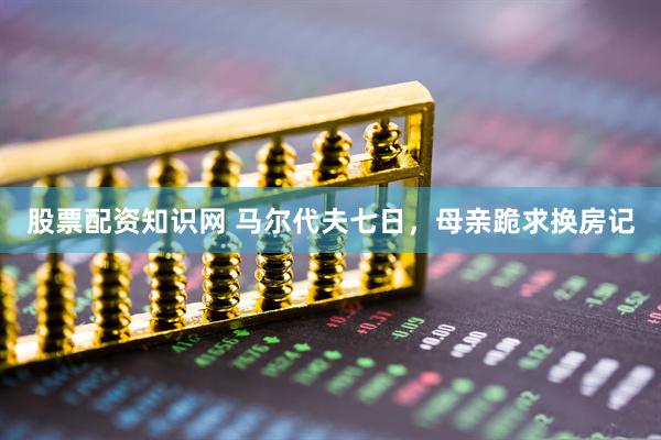 股票配资知识网 马尔代夫七日，母亲跪求换房记